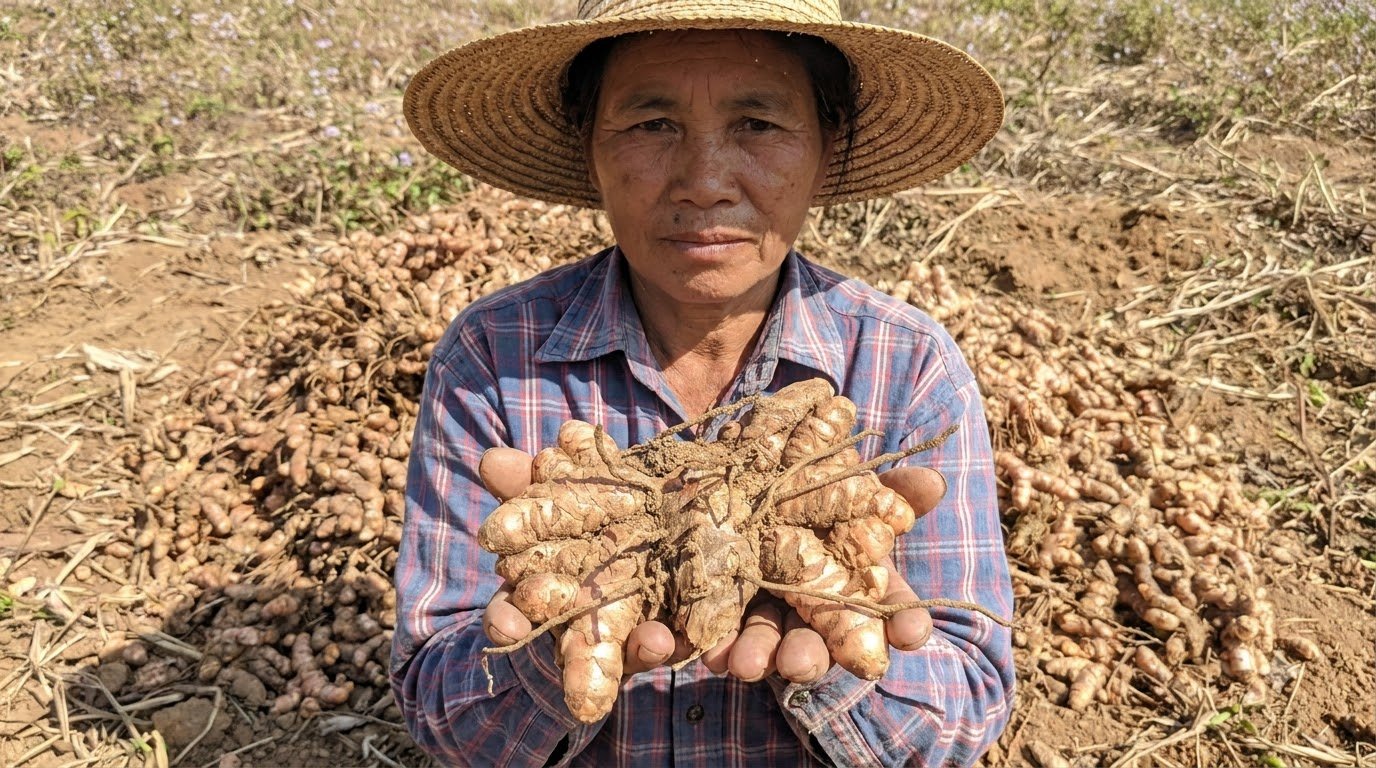 Jaintia Hills farmland where Lakadong turmeric is traditionally grown