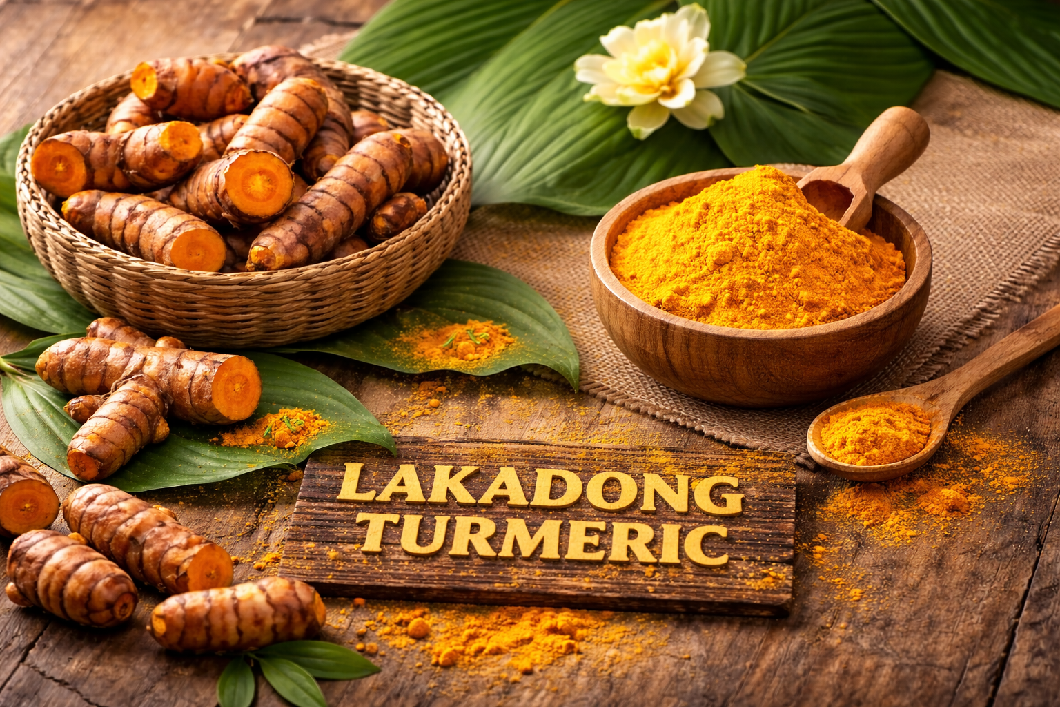Turmeric rice dal Indian cooking with Lakadong turmeric powder ghee